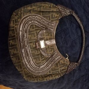 Authentic Fendi Spy Small Hobo Bag